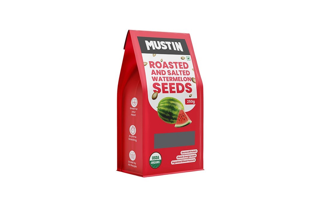 Mustin Roasted And Salted Watermelon Seeds   Pack  250 grams